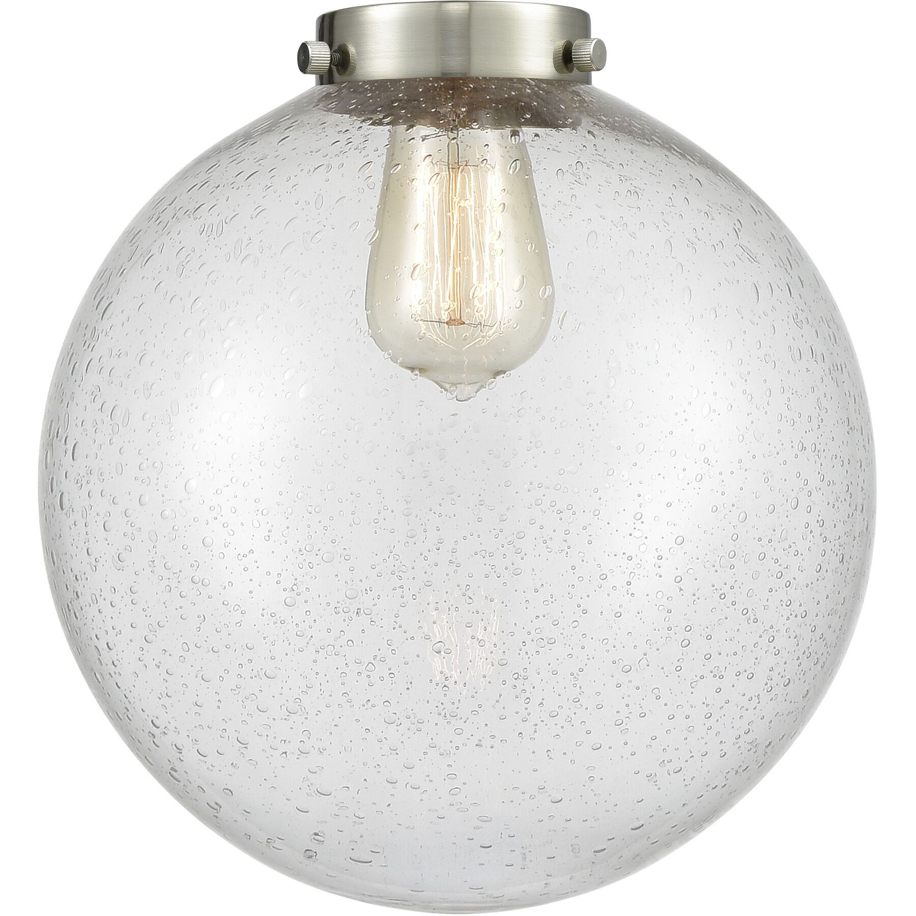 Downtown Urban Beacon 1 Light 10 inch Brushed Satin Nickel Mini Pendant Ceiling Light in Seedy